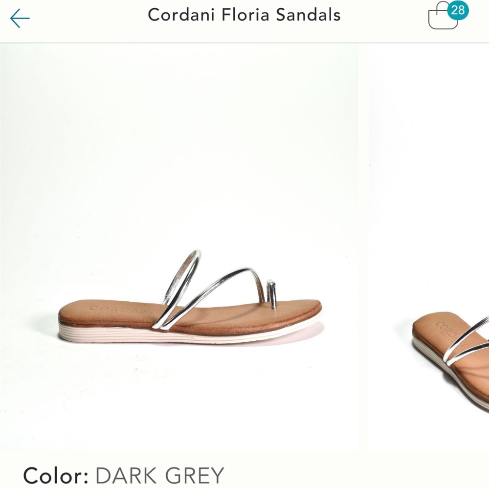 Cordani “Floria” slide sandal